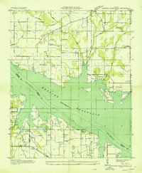 Download a high-resolution, GPS-compatible USGS topo map for Stewart Cross Roads, AL (1936 edition)