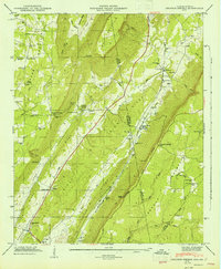 preview thumbnail of historical topo map of DeKalb County, AL in 1947