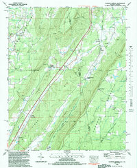 Download a high-resolution, GPS-compatible USGS topo map for Sulphur Springs, AL (1983 edition)