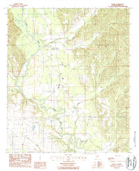 Download a high-resolution, GPS-compatible USGS topo map for Suttle, AL (1987 edition)