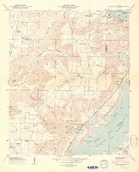 Download a high-resolution, GPS-compatible USGS topo map for Swearengin, AL (1950 edition)