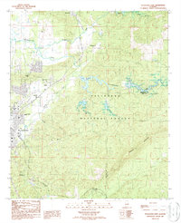 Download a high-resolution, GPS-compatible USGS topo map for Sylacauga East, AL (1987 edition)