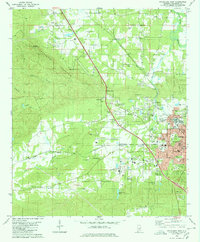 Download a high-resolution, GPS-compatible USGS topo map for Sylacauga West, AL (1980 edition)