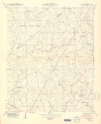 Download a high-resolution, GPS-compatible USGS topo map for Sylvania, AL (1950 edition)
