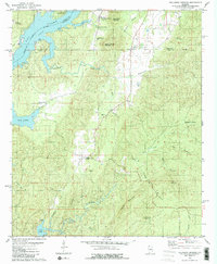 Download a high-resolution, GPS-compatible USGS topo map for Talladega Springs, AL (1980 edition)