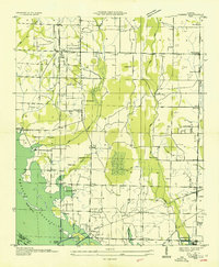 preview thumbnail of historical topo map of Limestone County, AL in 1936