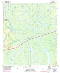 Download a high-resolution, GPS-compatible USGS topo map for The Basin, AL (1985 edition)