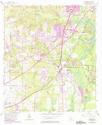 Download a high-resolution, GPS-compatible USGS topo map for Theodore, AL (1984 edition)