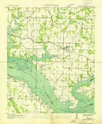 1936 Map of Rogersville, AL