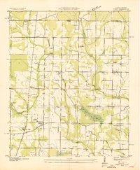 Download a high-resolution, GPS-compatible USGS topo map for Toney, AL (1936 edition)