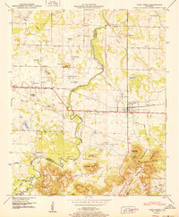 Download a high-resolution, GPS-compatible USGS topo map for Town Creek, AL (1950 edition)