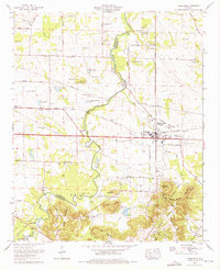 Download a high-resolution, GPS-compatible USGS topo map for Town Creek, AL (1975 edition)