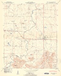 Download a high-resolution, GPS-compatible USGS topo map for Town Creek, AL (1950 edition)