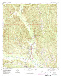 Download a high-resolution, GPS-compatible USGS topo map for Toxey, AL (1987 edition)