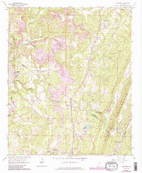 Download a high-resolution, GPS-compatible USGS topo map for Trafford, AL (1986 edition)