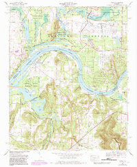 Download a high-resolution, GPS-compatible USGS topo map for Triana, AL (1983 edition)