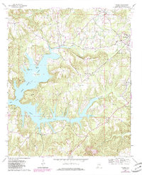 Download a high-resolution, GPS-compatible USGS topo map for Trimble, AL (1985 edition)