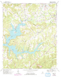 Download a high-resolution, GPS-compatible USGS topo map for Trimble, AL (1993 edition)