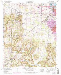 Download a high-resolution, GPS-compatible USGS topo map for Trinity, AL (1975 edition)