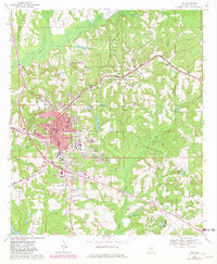 Download a high-resolution, GPS-compatible USGS topo map for Troy, AL (1981 edition)