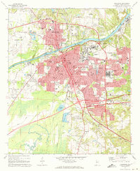 preview thumbnail of historical topo map of Tuscaloosa, AL in 1971