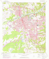 Download a high-resolution, GPS-compatible USGS topo map for Tuscaloosa, AL (1978 edition)