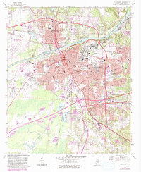 Download a high-resolution, GPS-compatible USGS topo map for Tuscaloosa, AL (1983 edition)