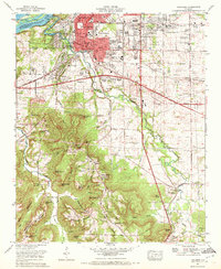 preview thumbnail of historical topo map of Tuscumbia, AL in 1971