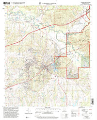 Download a high-resolution, GPS-compatible USGS topo map for Tuskegee, AL (2001 edition)