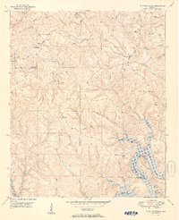 Download a high-resolution, GPS-compatible USGS topo map for Tutwiler School, AL (1951 edition)