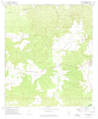 Download a high-resolution, GPS-compatible USGS topo map for Uriah West, AL (1974 edition)