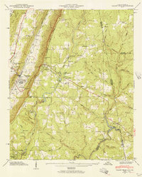 Download a high-resolution, GPS-compatible USGS topo map for Valley Head, AL (1956 edition)
