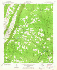 Download a high-resolution, GPS-compatible USGS topo map for Valley Head, AL (1965 edition)