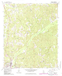 Download a high-resolution, GPS-compatible USGS topo map for Vernon, AL (1986 edition)