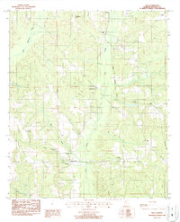 Download a high-resolution, GPS-compatible USGS topo map for Vida, AL (1987 edition)