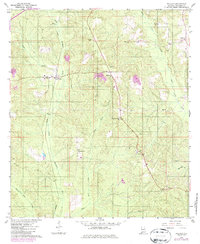 Download a high-resolution, GPS-compatible USGS topo map for Wallace, AL (1986 edition)