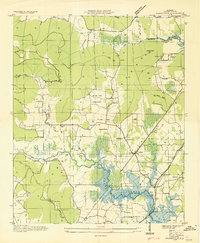 Download a high-resolution, GPS-compatible USGS topo map for Wannville, AL (1936 edition)