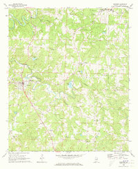 preview thumbnail of historical topo map of Wedowee, AL in 1969