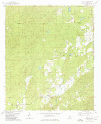 Download a high-resolution, GPS-compatible USGS topo map for Weogufka, AL (1980 edition)