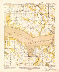 Download a high-resolution, GPS-compatible USGS topo map for Wheeler Dam, AL (1936 edition)