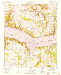 Download a high-resolution, GPS-compatible USGS topo map for Wheeler Dam, AL (1957 edition)