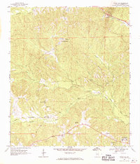 preview thumbnail of historical topo map of Barbour County, AL in 1968