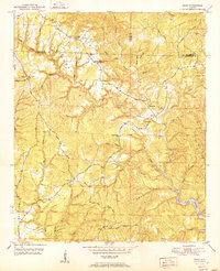 preview thumbnail of historical topo map of Tuscaloosa County, AL in 1951