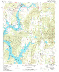 Download a high-resolution, GPS-compatible USGS topo map for Wilsonville, AL (1986 edition)