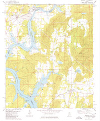 Download a high-resolution, GPS-compatible USGS topo map for Wilsonville, AL (1980 edition)