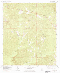 preview thumbnail of historical topo map of Clarke County, AL in 1978