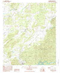 Download a high-resolution, GPS-compatible USGS topo map for Winterboro, AL (1985 edition)