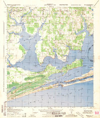 preview thumbnail of historical topo map of Baldwin County, AL in 1944