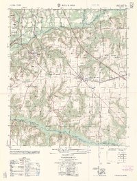 Download a high-resolution, GPS-compatible USGS topo map for Pinckard, AL (1962 edition)