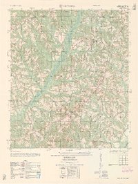 Download a high-resolution, GPS-compatible USGS topo map for Victoria, AL (1962 edition)